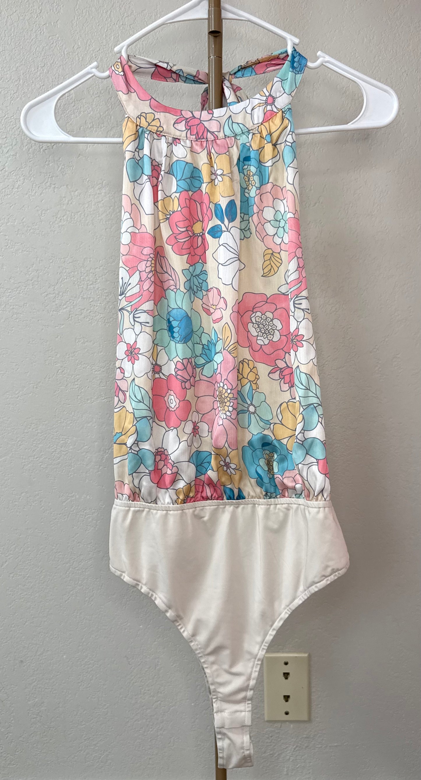 Pink Lily Bodysuit - Large