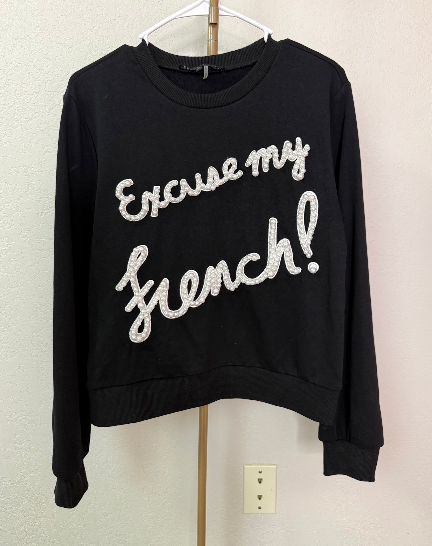Endless Rose Sweater - Small (Embroidered With Pearls)