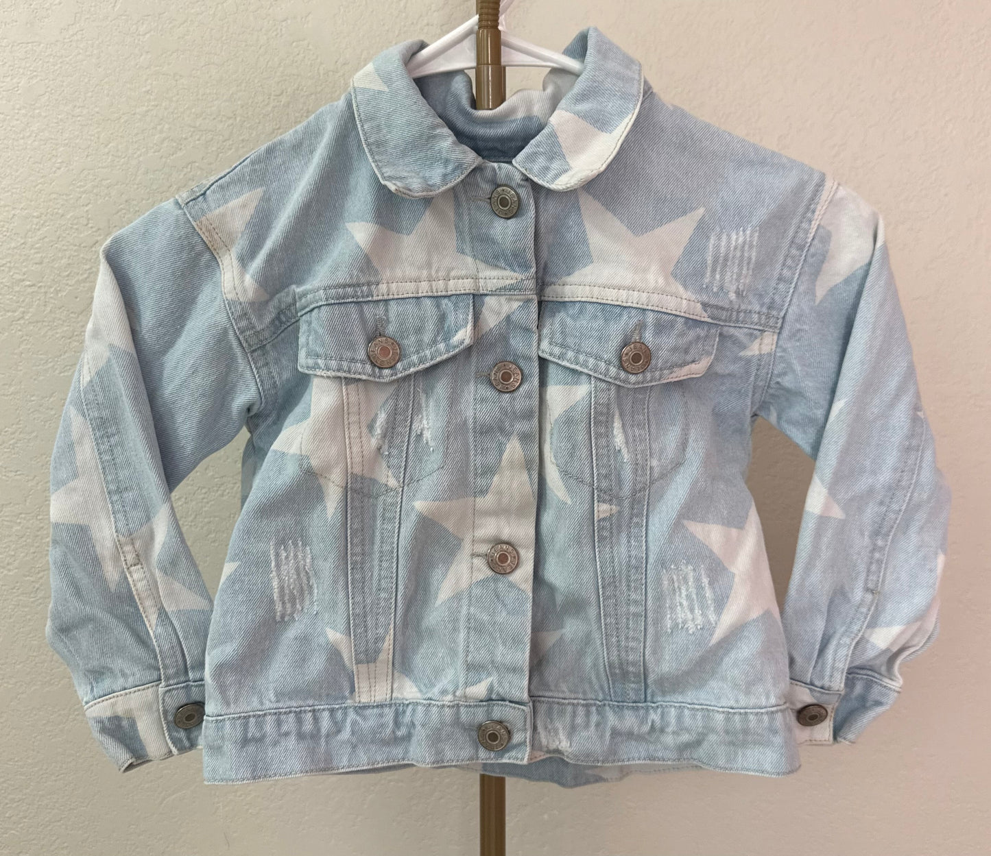 ODDI Children's Boutique Jean Jacket - Youth Small (Small Spot On Left Shoulder - Barely Noticeable)