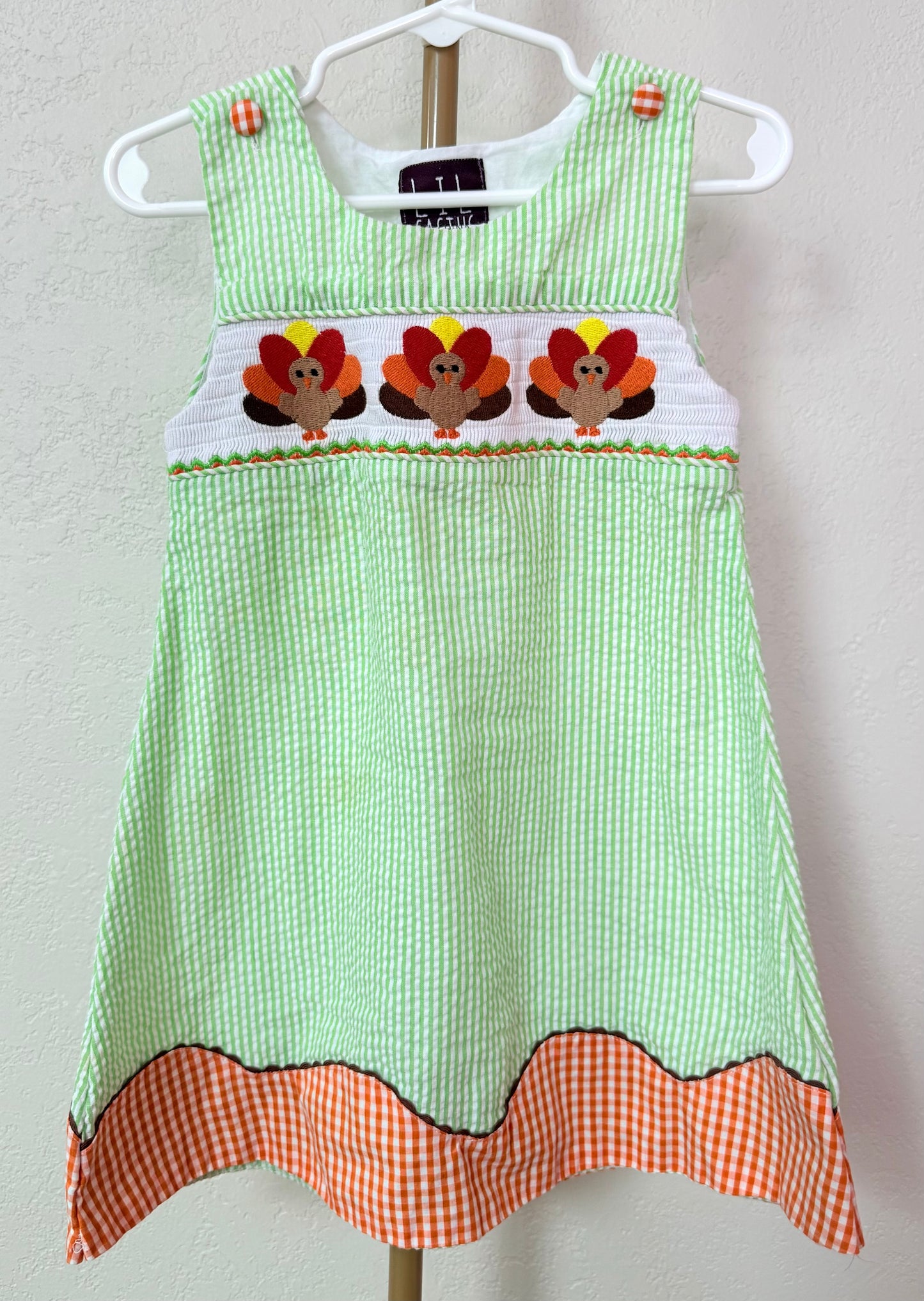 Lil Cactus Smocked Dress - 2T