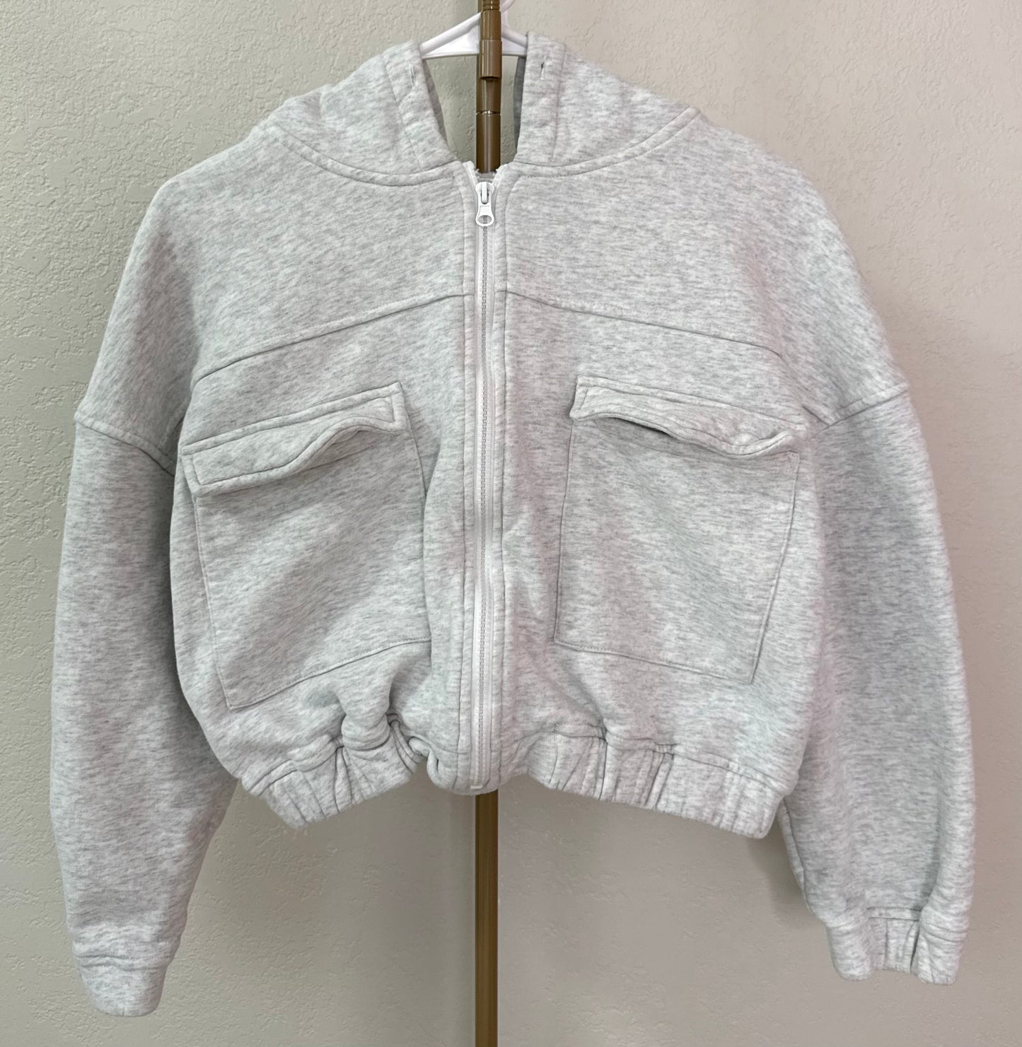 Gold Hinge Cropped Jacket - Medium (No Drawstrings)