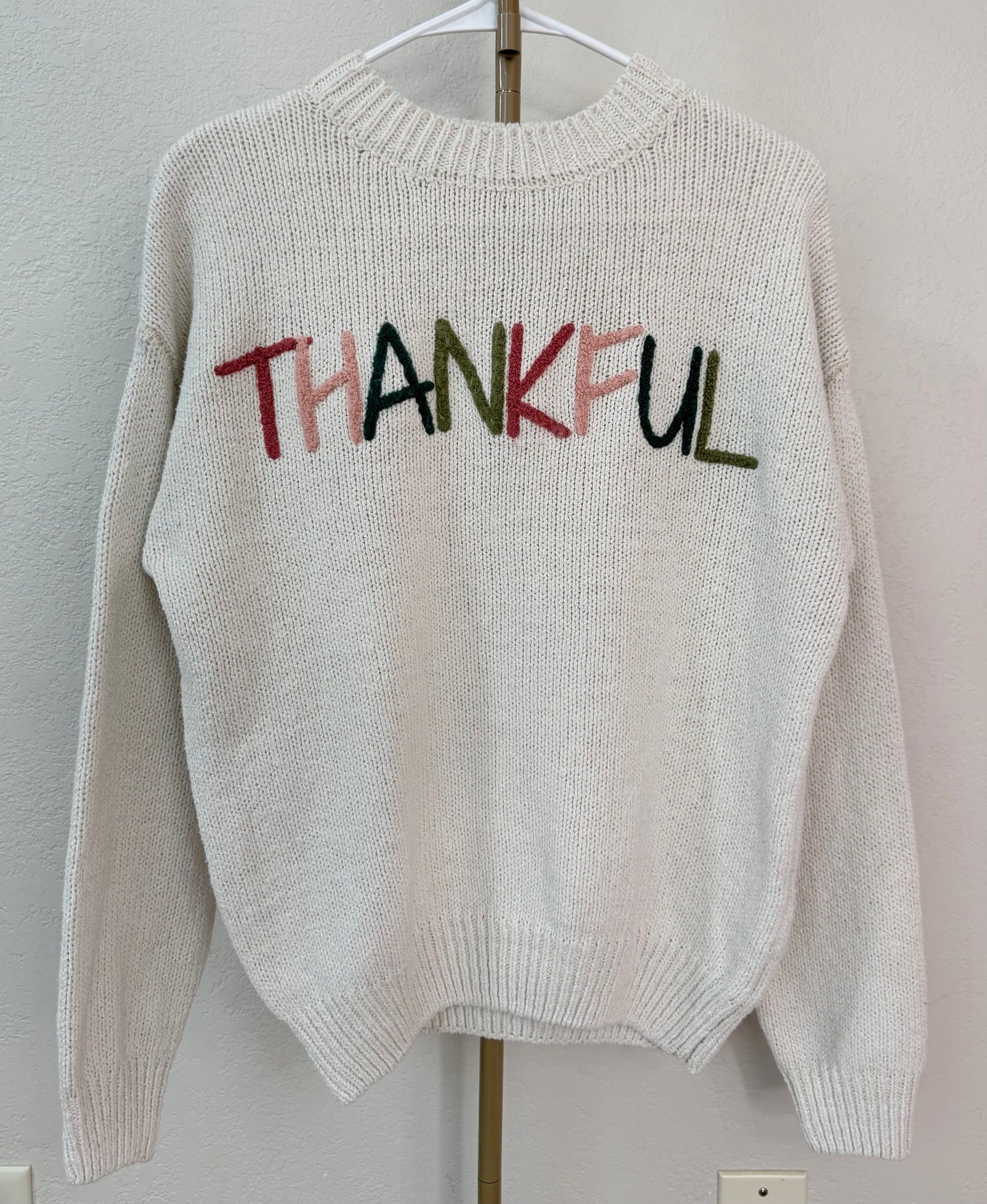 Pink Lily Sweater - Small (Embroidered)
