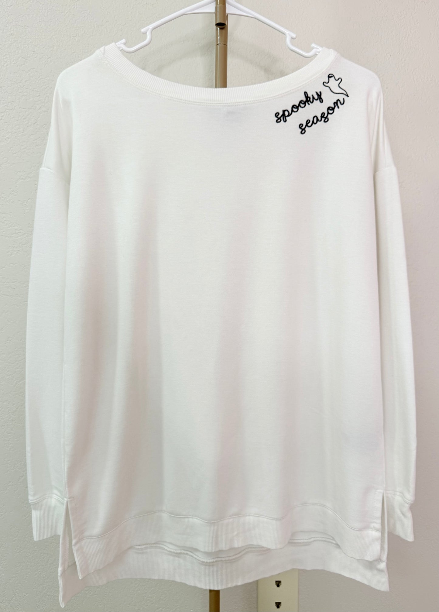 Cynthia Rowley Long Sleeve - Small (Oversized - S/M Fit - Embroidered)
