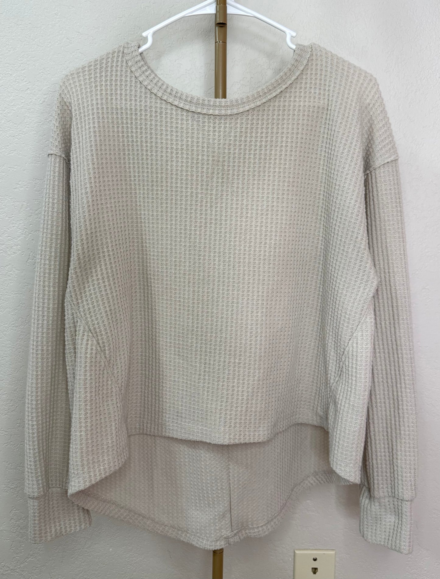 Chelsea & Violet Boutique Waffle Knit Top - Small