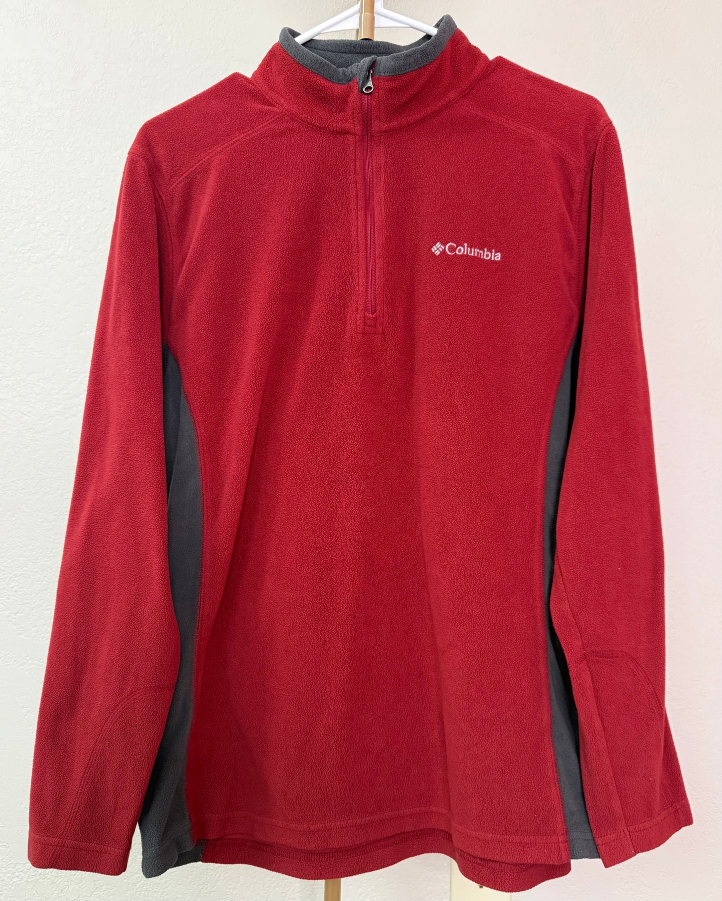 Men's Columbia Quarter Zip Jacket - Small