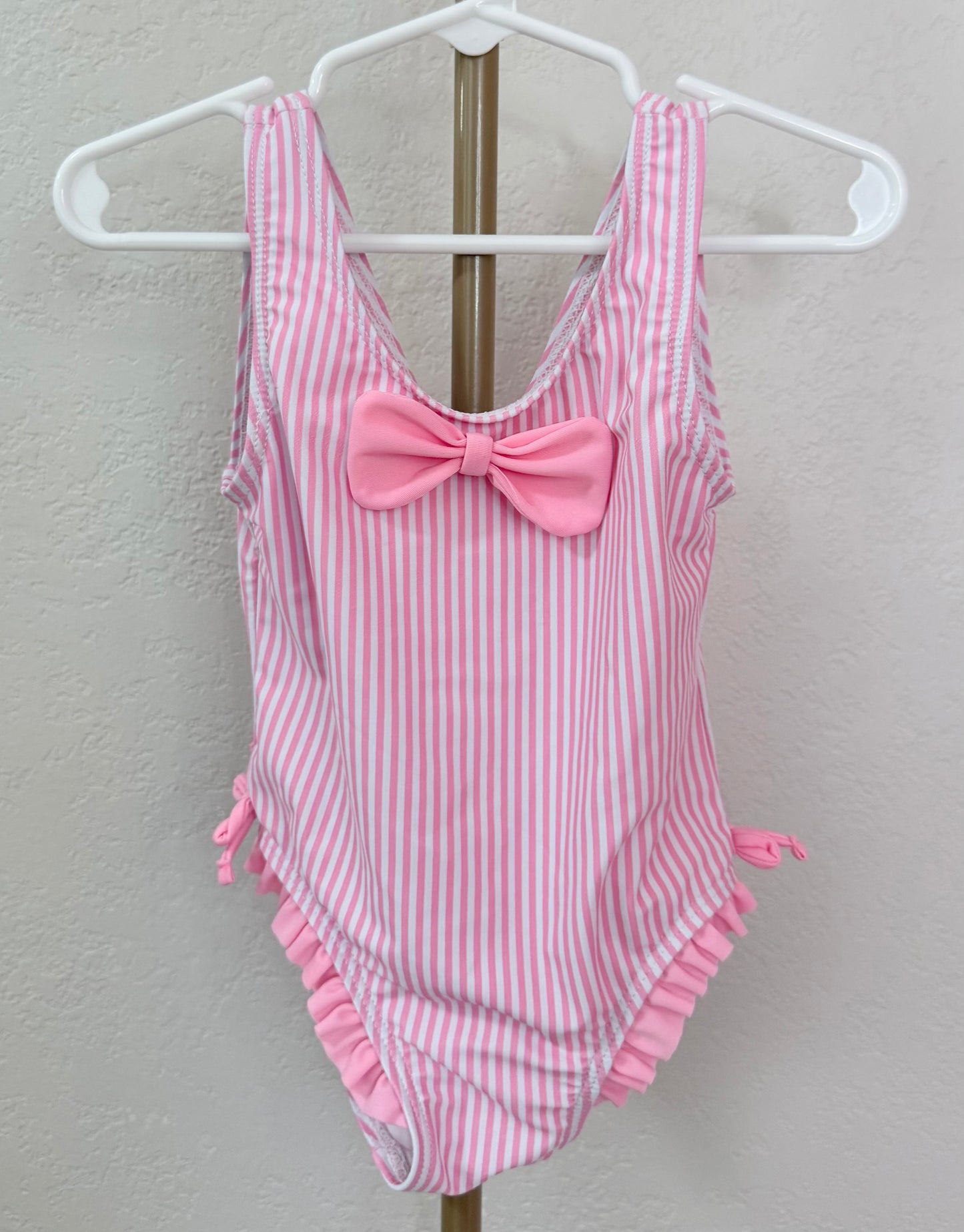 Seersucker One Piece Bathing Suit - 18-24 Months