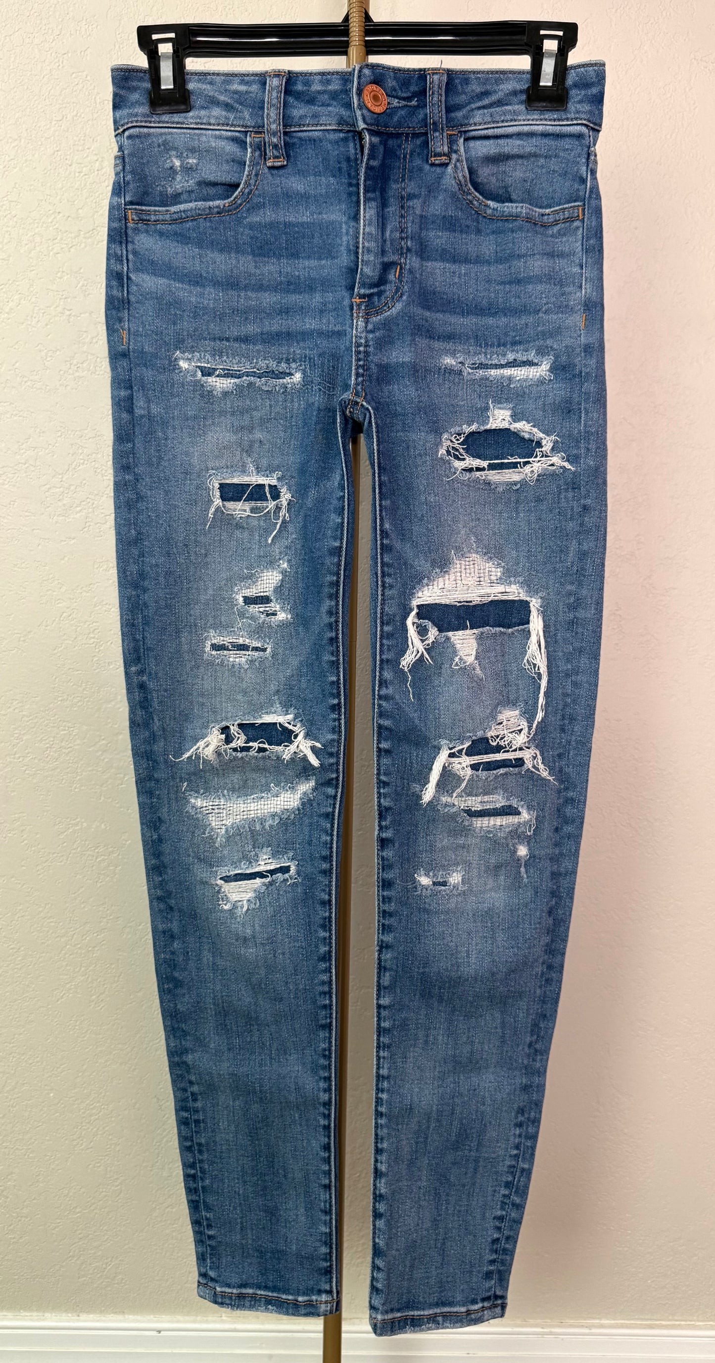 American Eagle Hi-Rise Jeggings Crop - 00