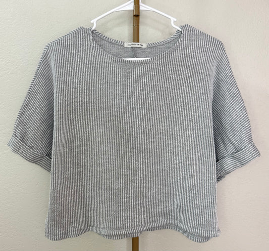 Caution To The Wind Ribbed Boutique Top - Small Fit (Slightly Cropped)