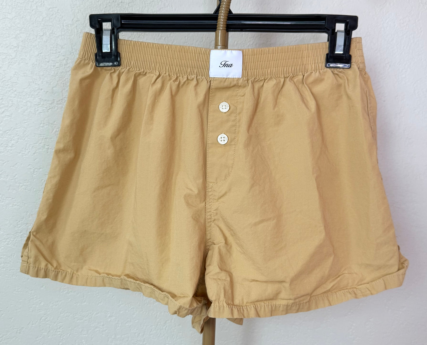 Aritzia TNA Dally Poplin Boxer Shorts - XS