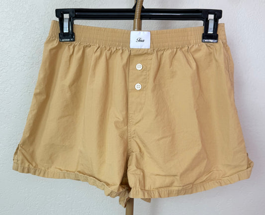 Aritzia TNA Dally Poplin Boxer Shorts - XS