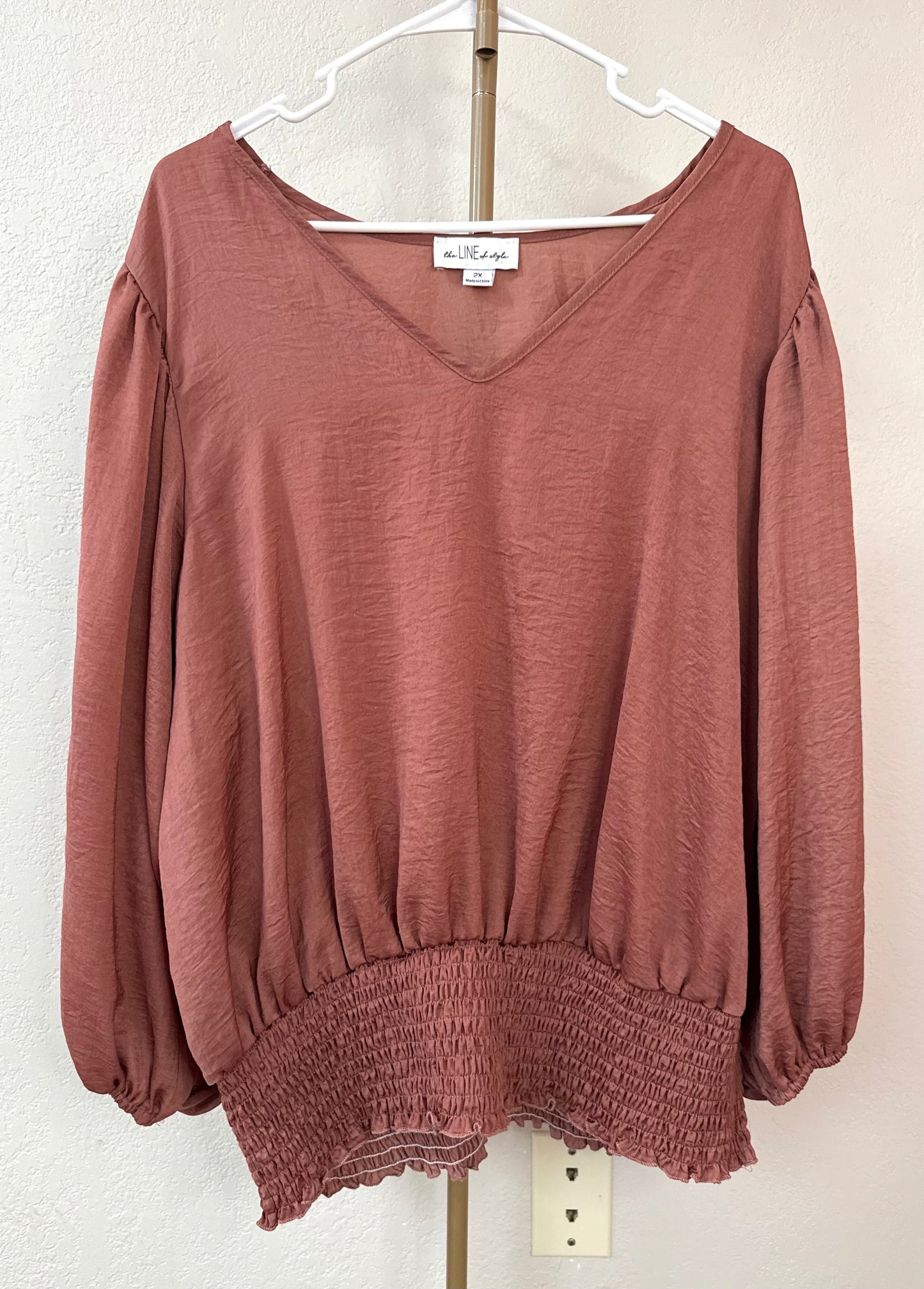 The Line Of Style Top - 2X