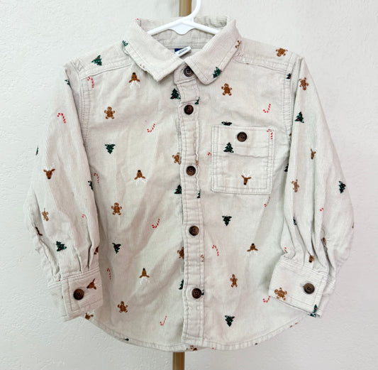 Old Navy Corduroy Button Up - 2T