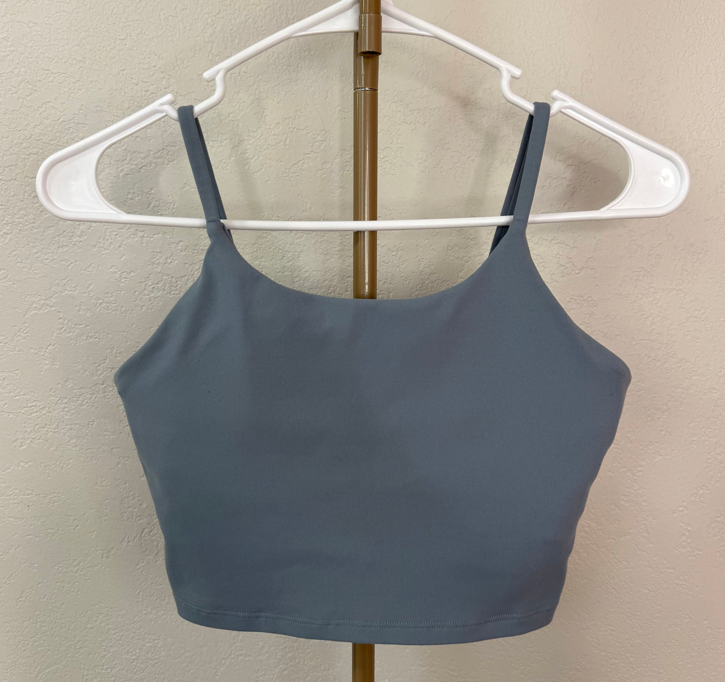 Very Cropped Tank With Built In Sports Bra - Small