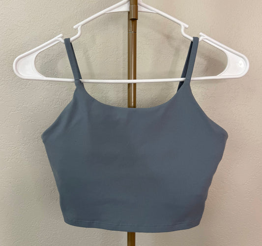 Very Cropped Tank With Built In Sports Bra - Small