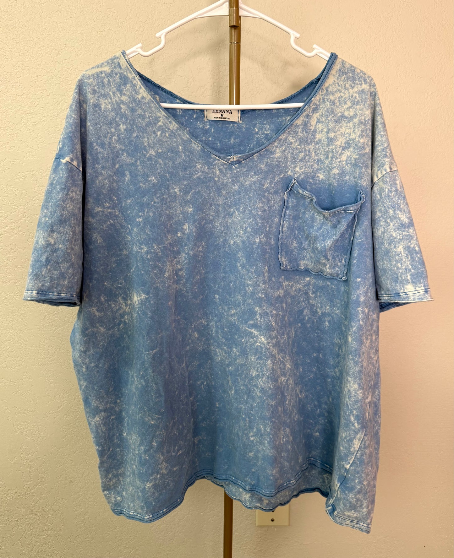Zenana Acid Washed Tee - Medium (Oversized - Large Fit)
