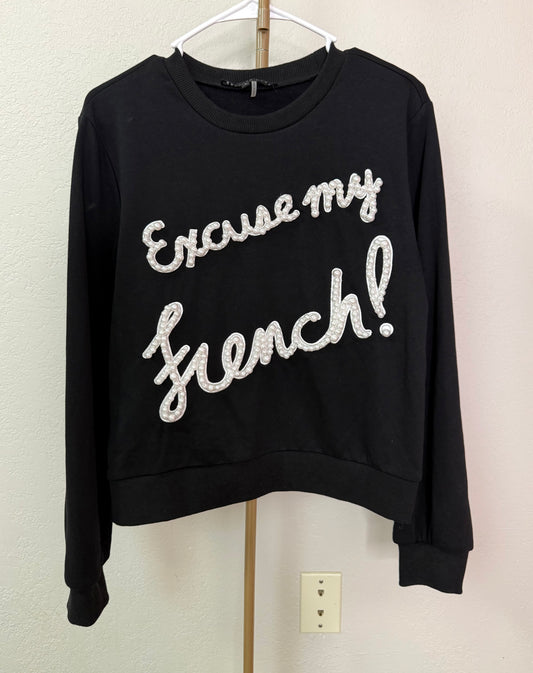 Endless Rose Sweater - Small (Embroidered With Pearls)