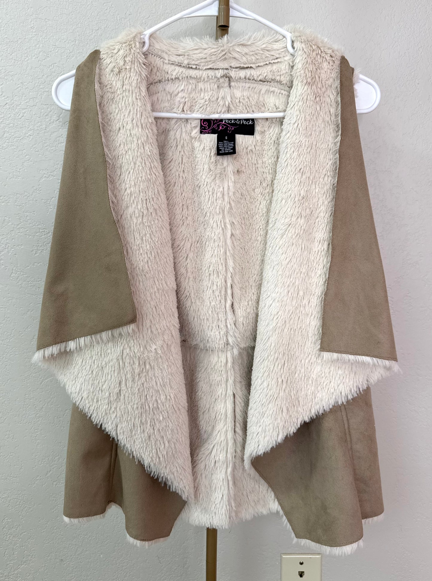 Peck & Peck Drape Vest - Small (So Soft)