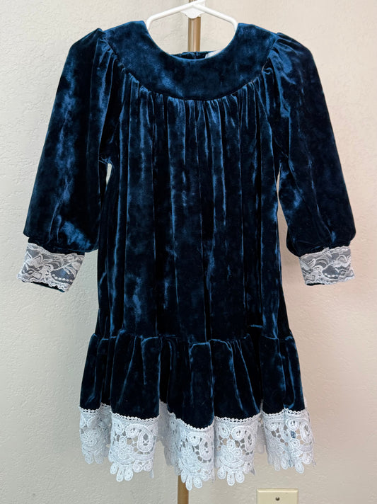 Marie Nicole Velvet Dress - 2 Years