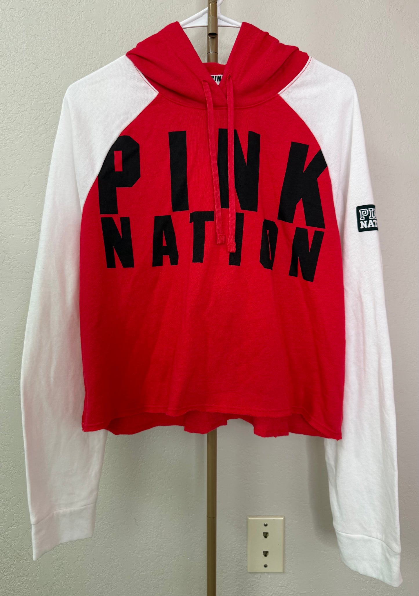 NWT Pink Victoria's Secret Hoodie - Large (Thin)