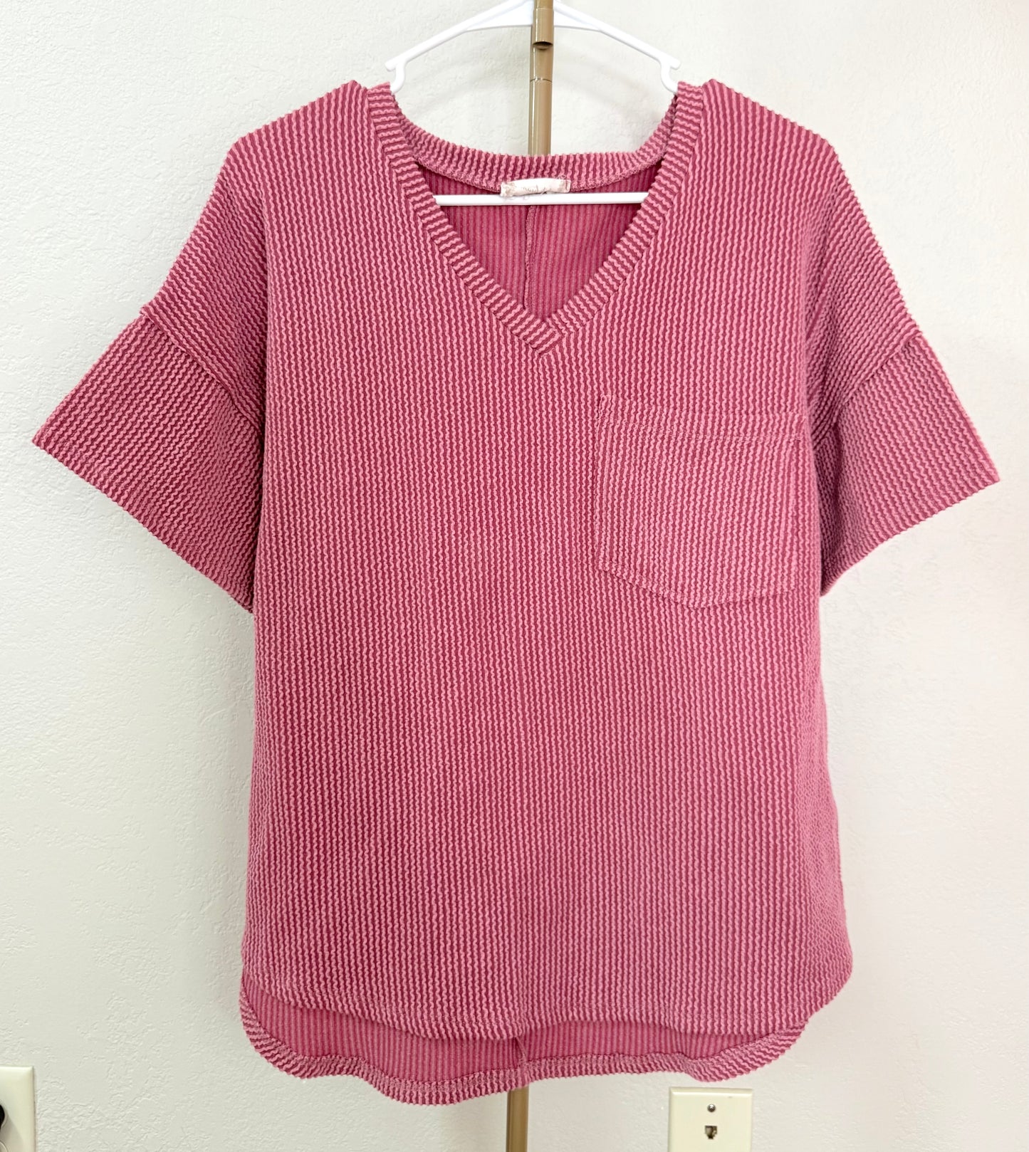 Altar'd State Ribbed Top - Small (Oversized)