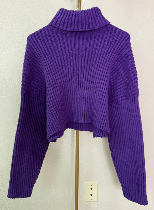 Mimosa Boutique Cropped Sweater - Medium