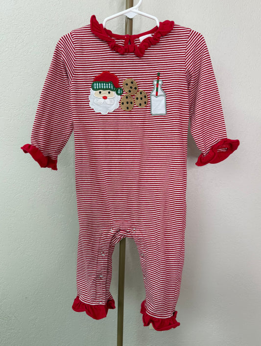Stitchy Fish Appliqué Romper - 24 Months