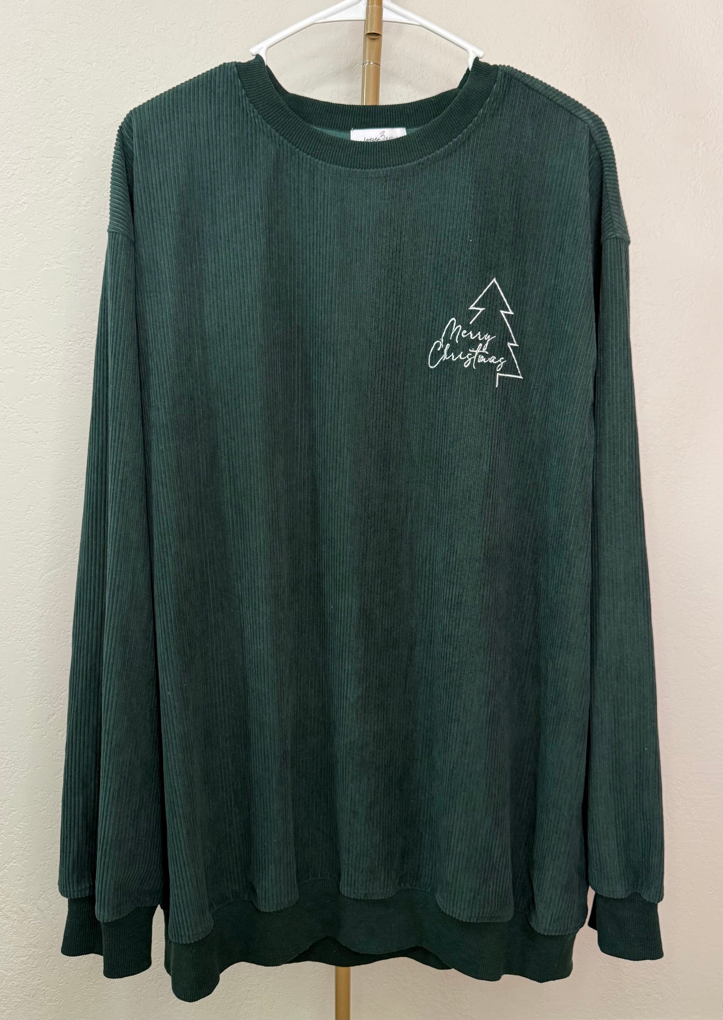 Forever 3am. Ribbed Boutique Top - XXL (Embroidered)