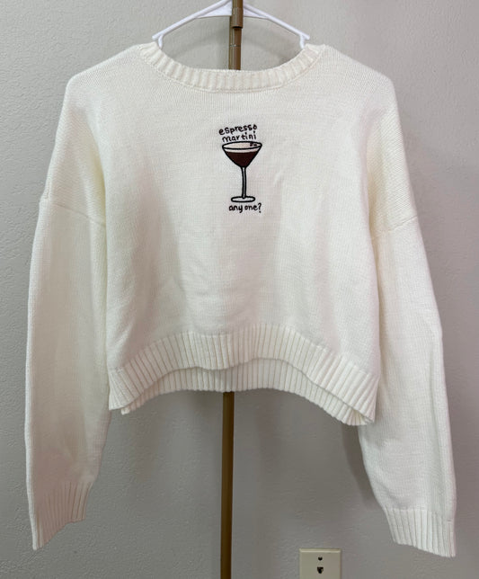 Moon & Madison Boutique Sweater - Small (Embroidered)