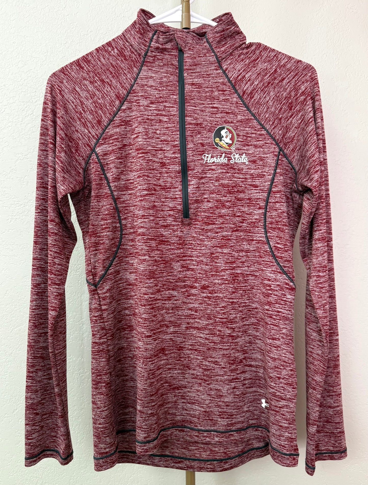 Under Armour FSU Quarter Zip Pullover - Small (Thin)