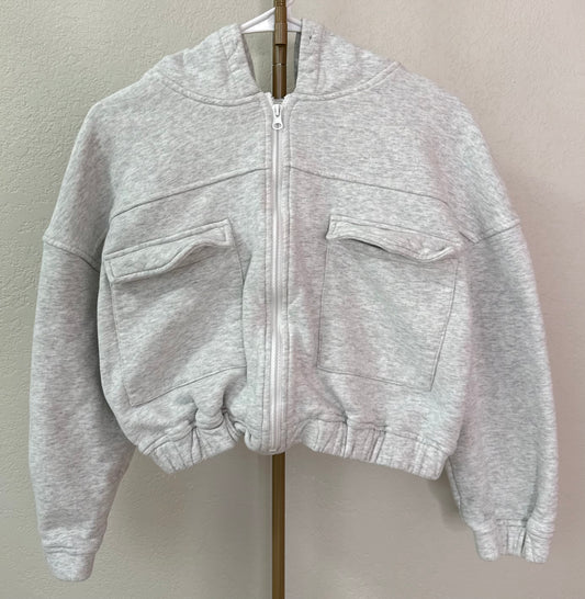 Gold Hinge Cropped Jacket - Medium (No Drawstrings)