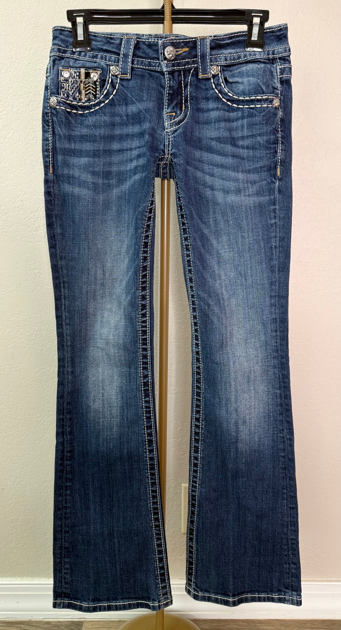 Miss Me Bootcut Jeans - Size 25 (29 Inch Inseam)