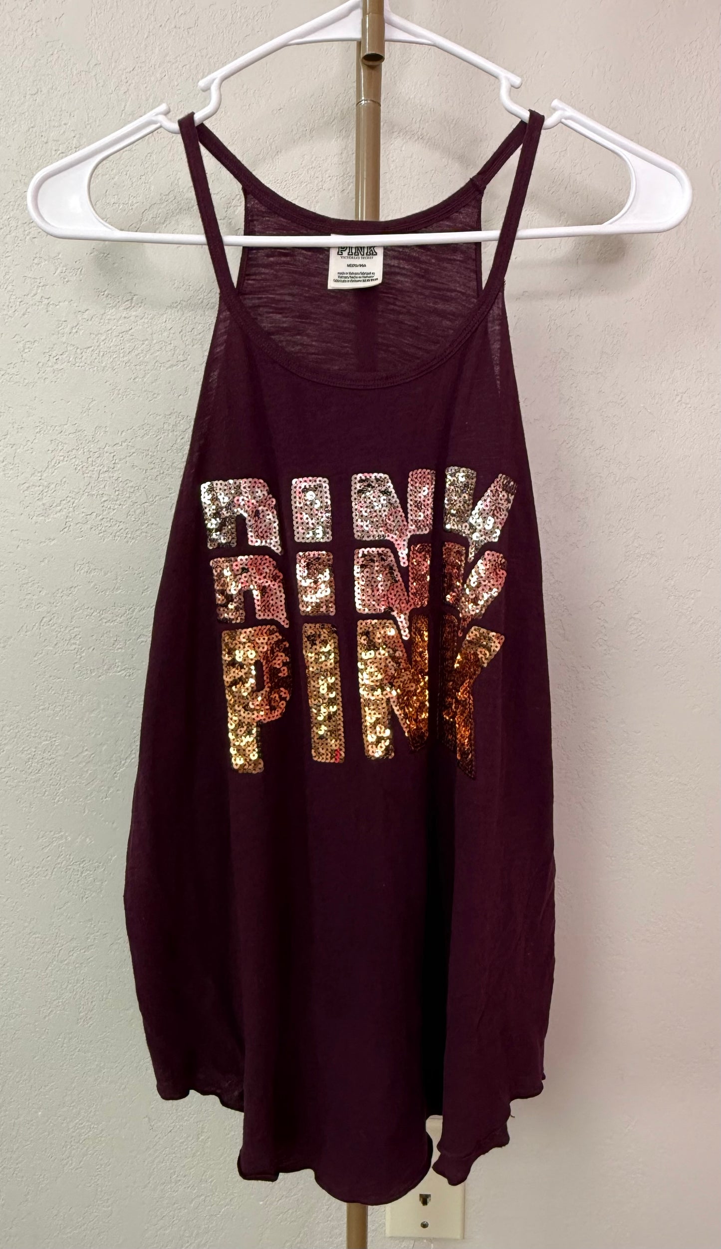 Pink Victoria's Secret Tank - Medium