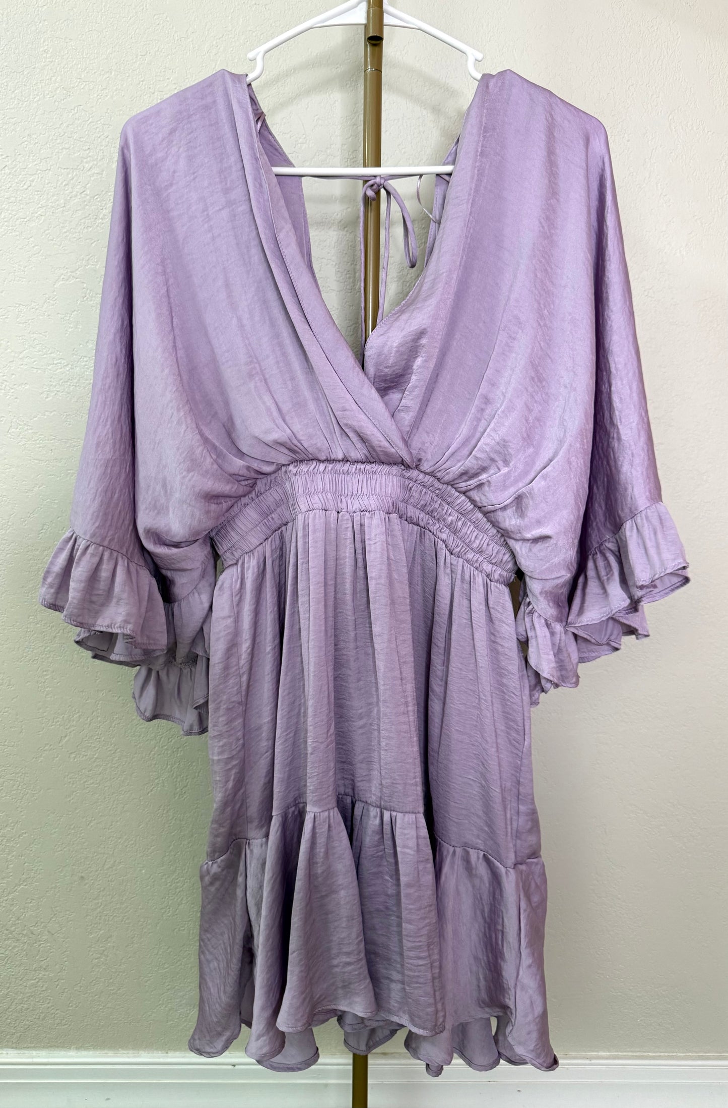Flowy Dress - Small/Medium Fit (Low V- Neck)