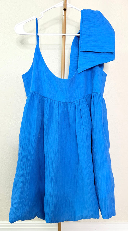 Gianni Bini Dress - Size Women's 8 (Huge Shoulder Bow - With Pockets)